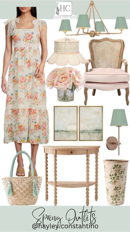 Spring home
Spring floral dress
Grandmillenial
Pink cane armchair
Scalloped side table
Spring dress
Spring artwork
Primary bedroom

#LTKhome #LTKsalealert #LTKover40