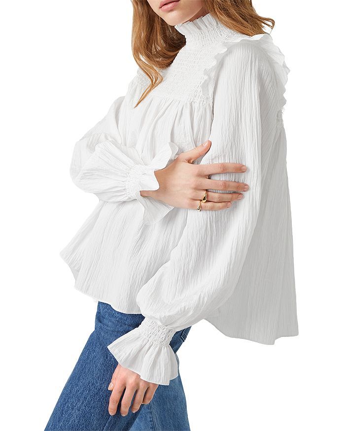 Boza Crinkled Smocked Top | Bloomingdale's (US)