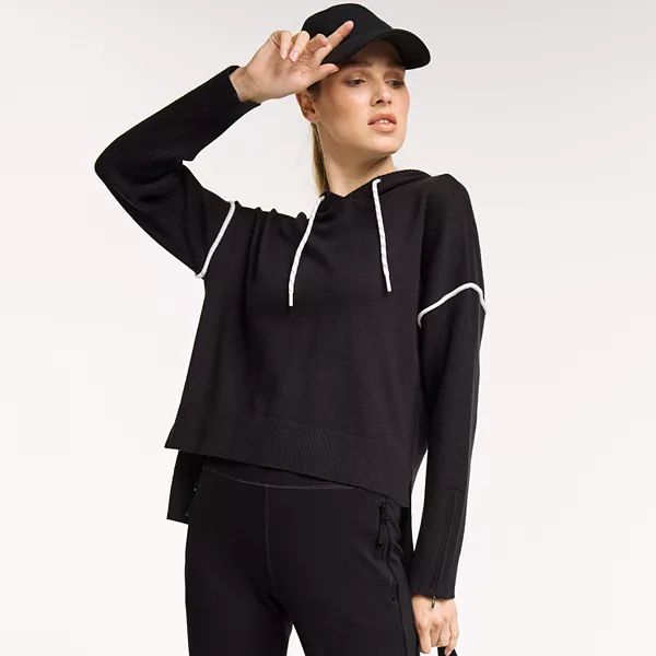 Women's FLX Hooded High-Low Sweater | Kohl's