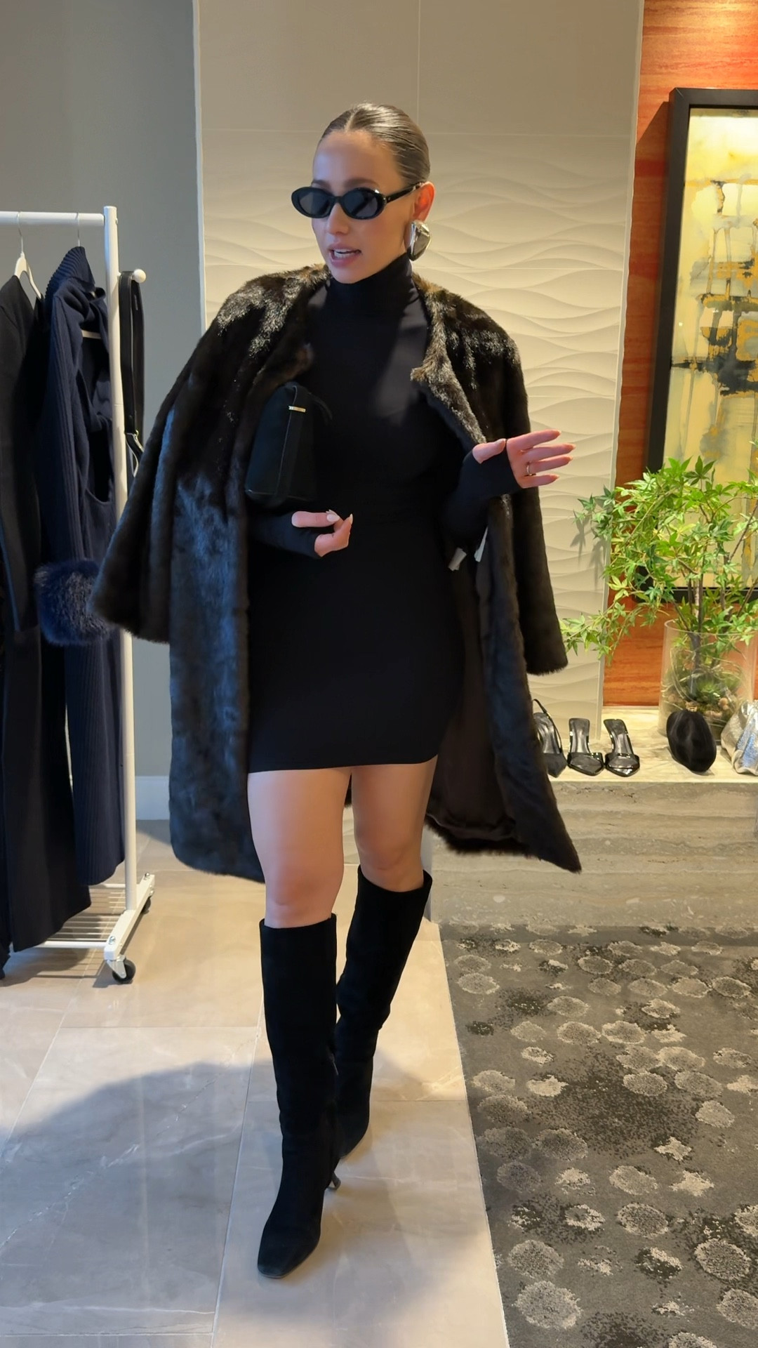 Bonus festive look for the season - all from @Saks and included in their Black Friday Sale! #Saks #SaksPartner

Black Friday Promo: Earn a $75 - $750* Gift Card with your Purchase. Use code BFRIGCSF. Valid 11/24-11/29. Shop Now!

Sizing details:
Dress - One size
Jacket - TTS (wearing size 36)

#LTKSaleAlert #LTKCyberWeek #LTKHoliday