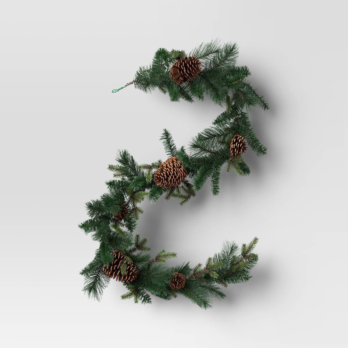 6' Mixed Greenery with Pinecones Artificial Christmas Garland Green - Wondershop™ | Target