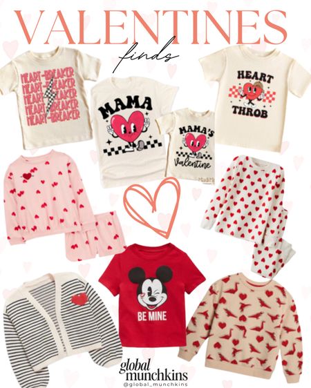 What we found and bought for Valentine’s Day! I love the matching T-shirts for Jack and me. And how cute are these pjs? We always love a cute sweater for the kids and can’t forget a Disney T-shirt! 

#LTKSeasonal #LTKstyletip #LTKkids