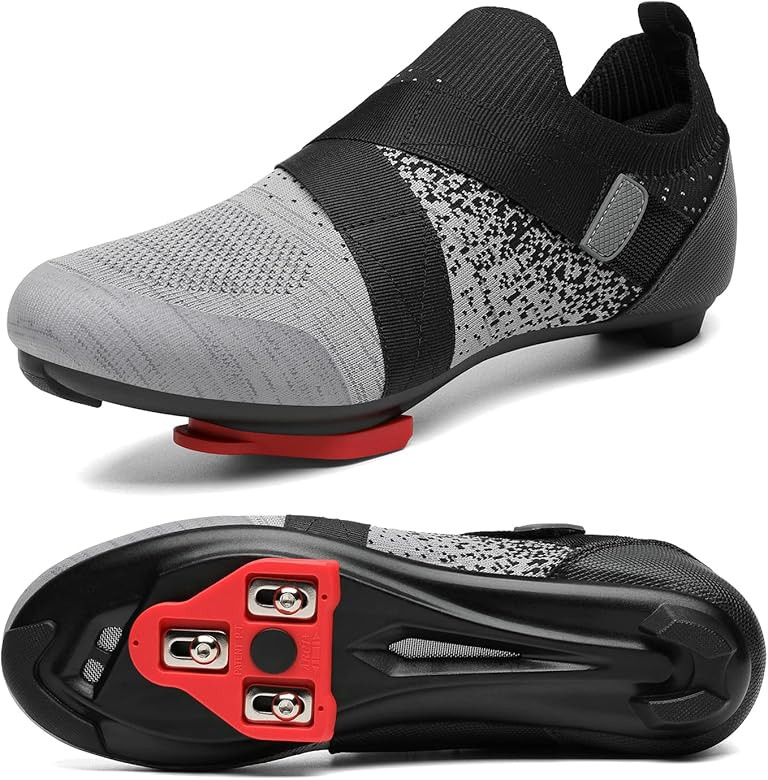 Unisex Cycling Shoes Compatible with Peloton Bike & SPD Indoor Road Riding Biking Bike Shoes with... | Amazon (US)