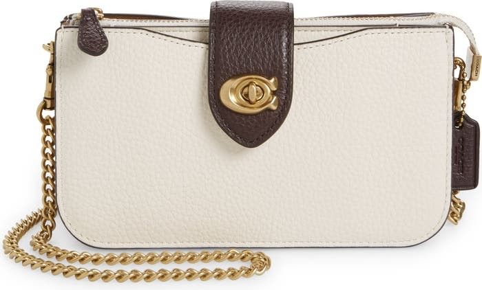 COACH Colorblock Leather Crossbody Bag White Bag Bags nordstrom sale nsale 2022 | Nordstrom
