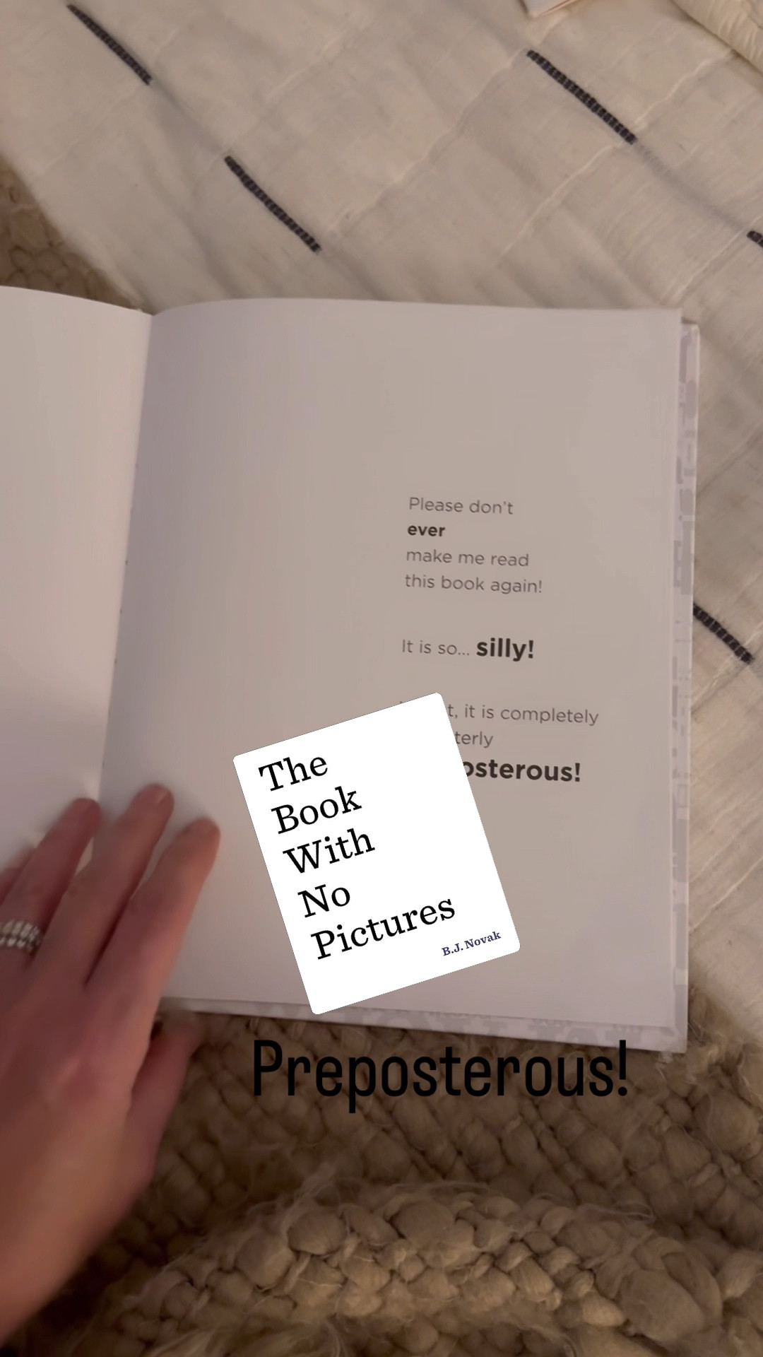 The Book with No Pictures…the book the grandkids chose over a toy. #goodstuff

#LTKKids #LTKFamily #LTKVideo