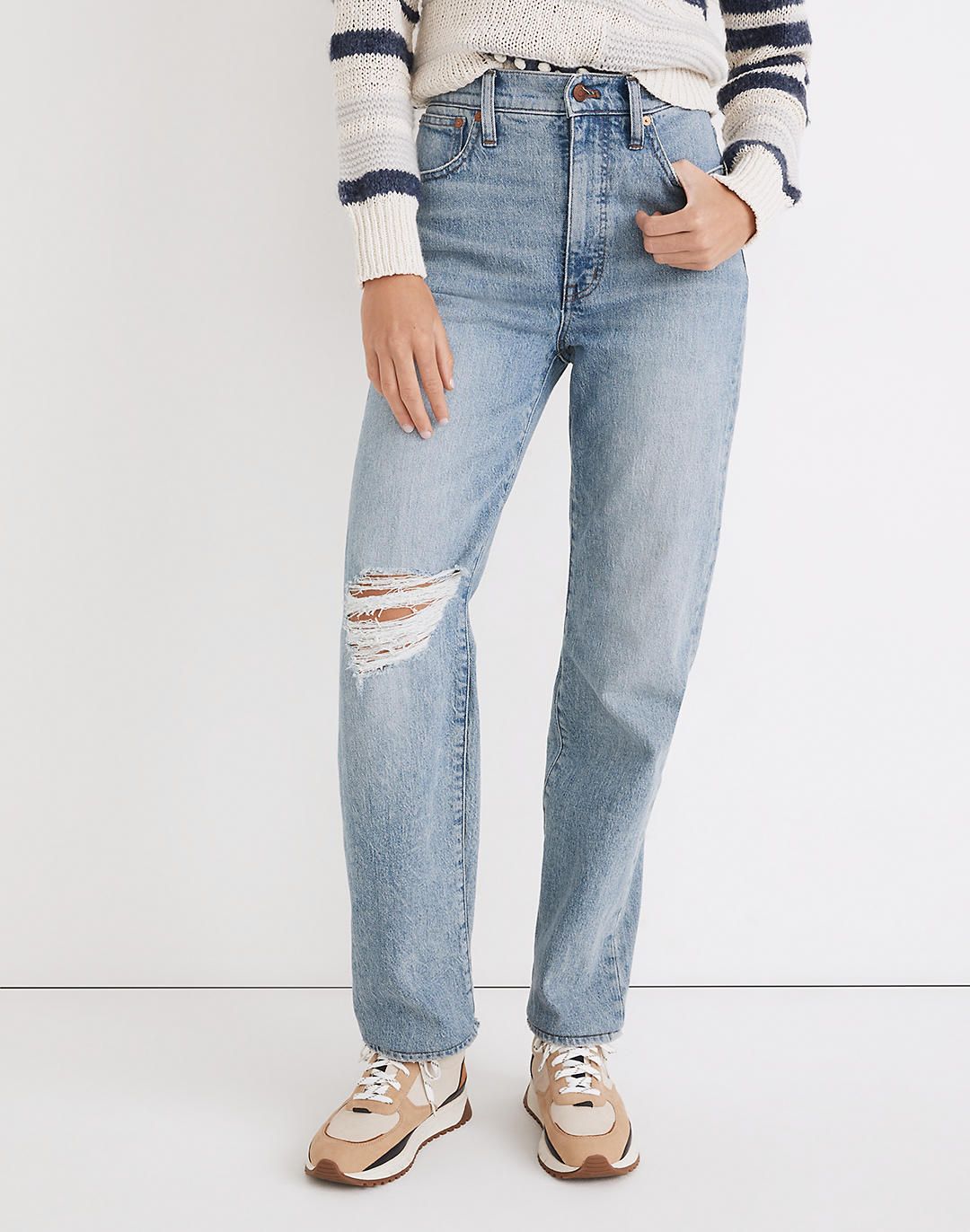 The Perfect Vintage Straight Jean in Reinhart Wash | Madewell