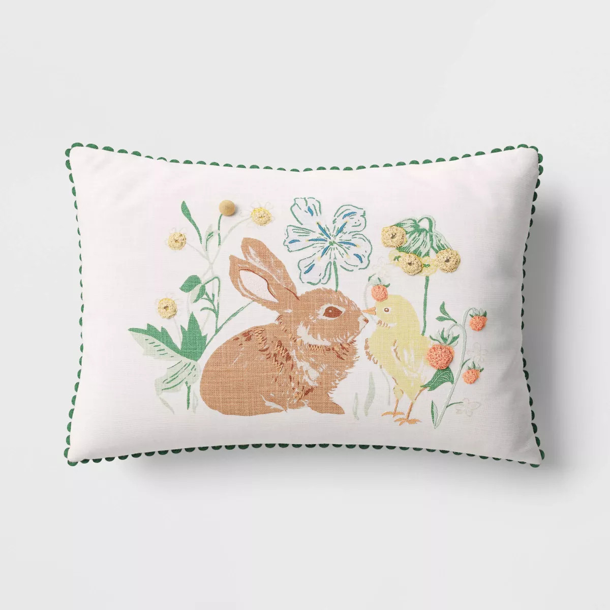 Oversize Woven Printed Easter Lumbar Throw Pillow - Threshold™ | Target
