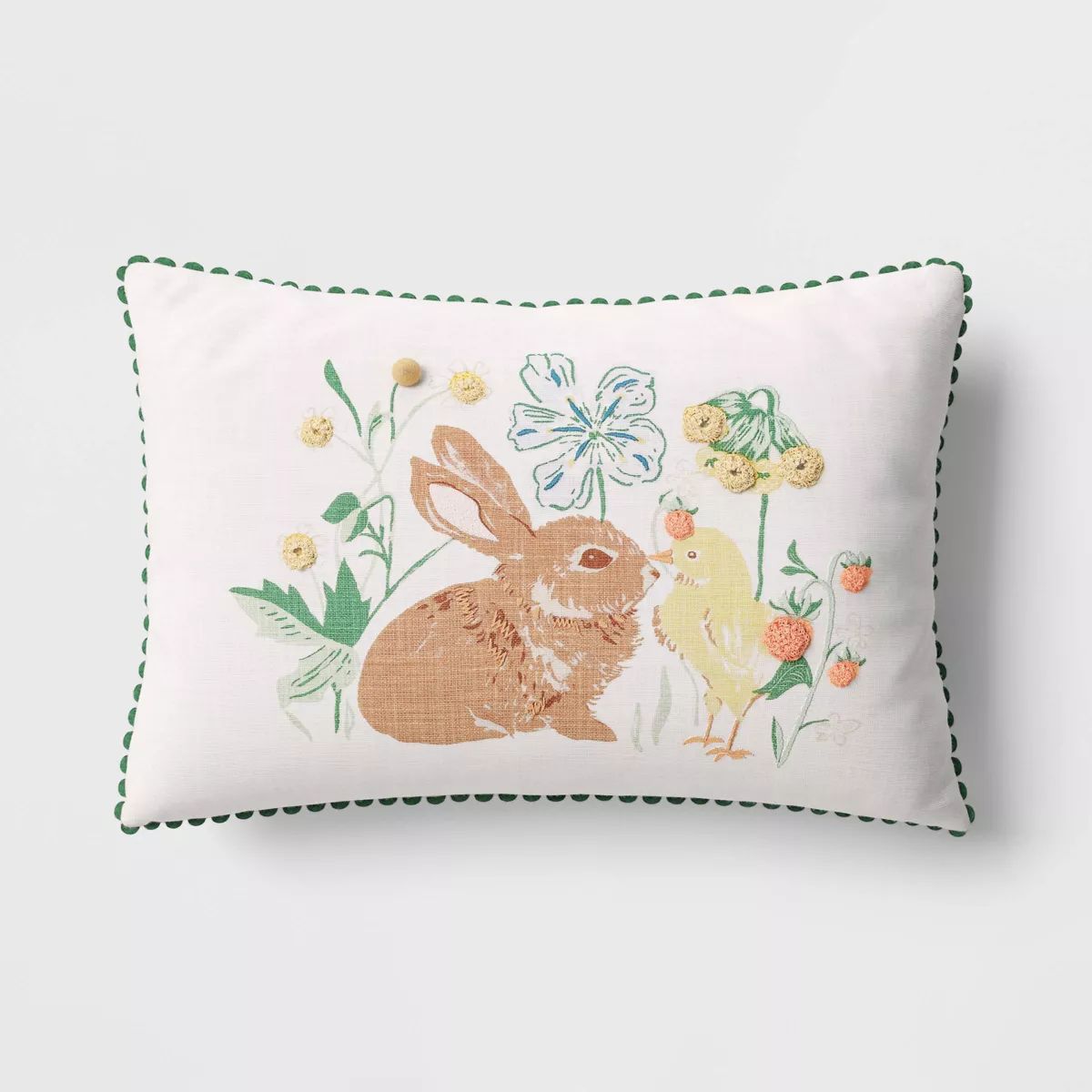 Oversize Woven Printed Easter Lumbar Throw Pillow - Threshold™ | Target