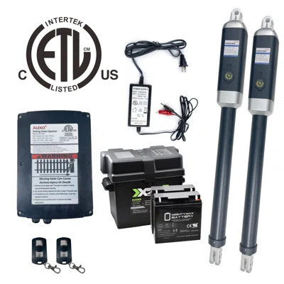 Dual Swing Gate Operator - GG1300/AS1300 AC/DC - Back-up Kit ACC2 | Wayfair North America