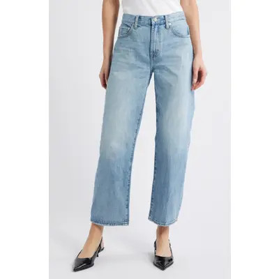 Pistola Lexi Distressed Ankle Wide Leg Jeans in Artisan at Nordstrom, Size 29 | Nordstrom