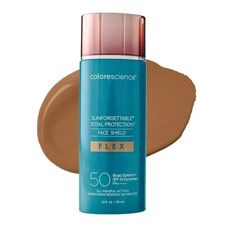 Colorescience Sunforgettable Total Protection Face Shield Flex SPF 50 - Deep 1.8 oz | Walmart (US)