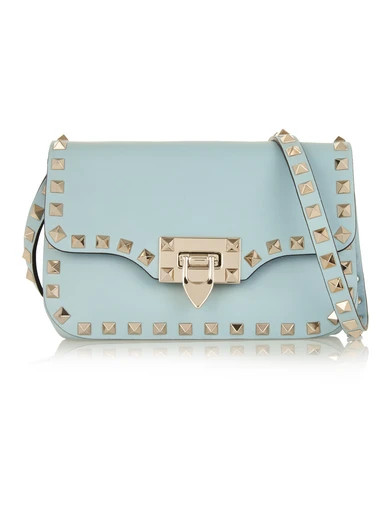 Rockstud leather shoulder bag | NET-A-PORTER (US)