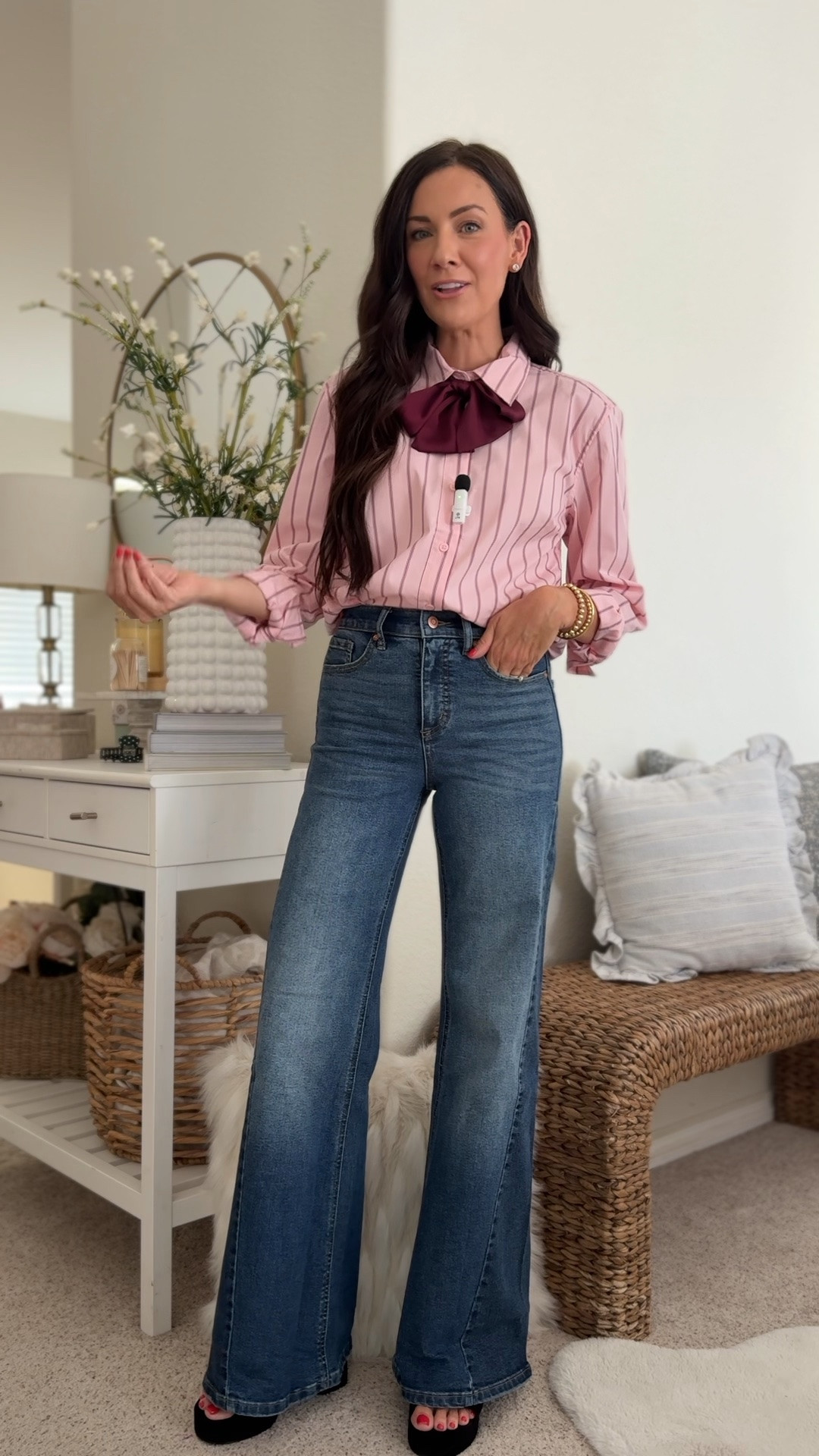 Size small top
Size 2 regular jeans 
Walmart fall outfit

#LTKmomlife #LTKgrwm #LTKSeasonal