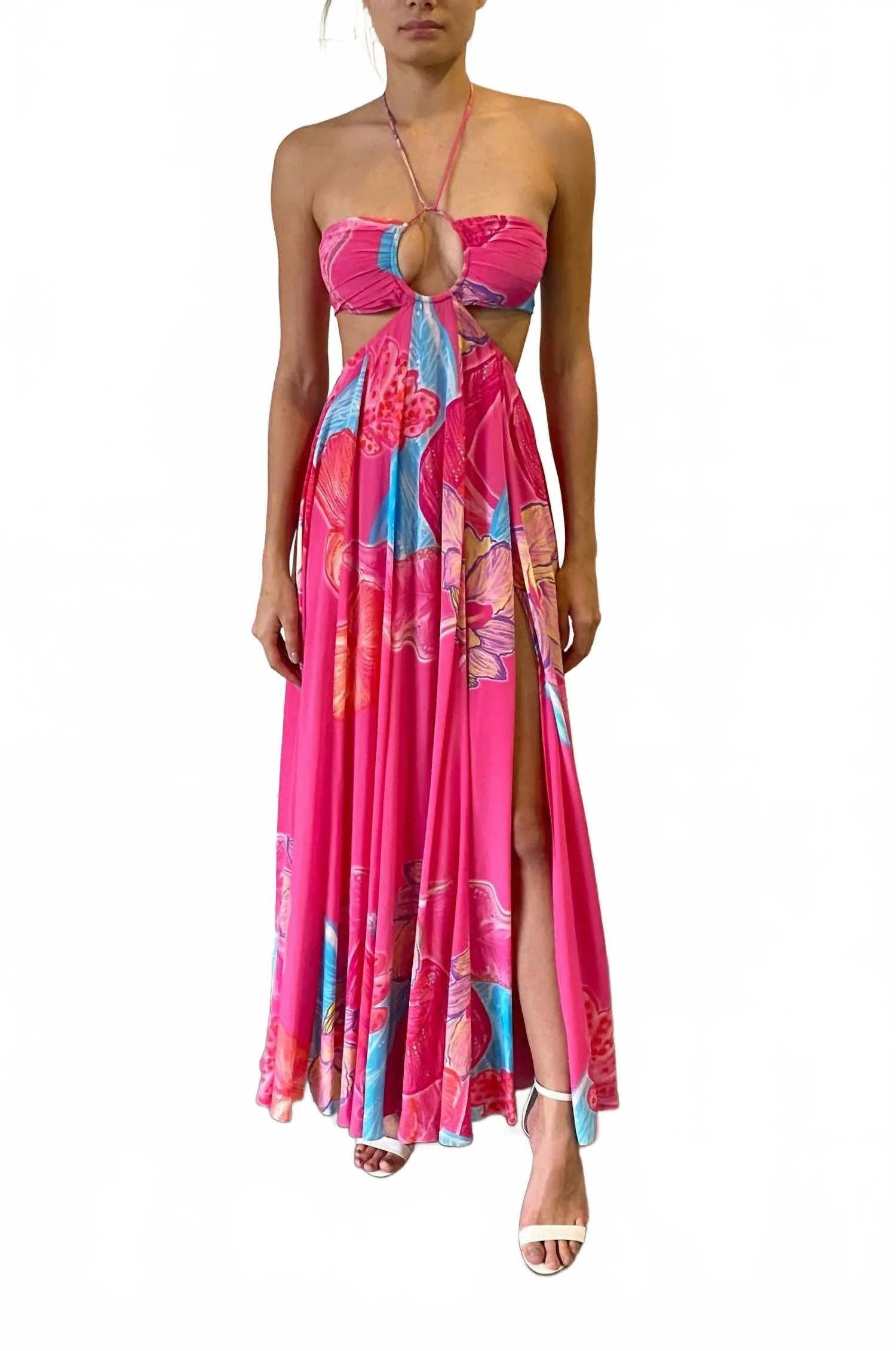 Juno Maxi Dress In Pink | Shop Simon