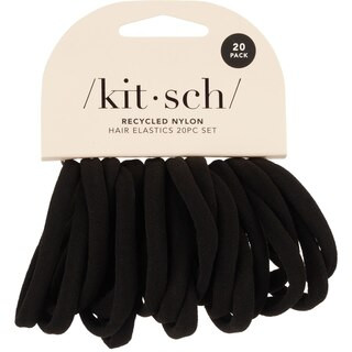 Kitsch Eco-Friendly Nylon Elastics, 20 CT, Black | CVS Health