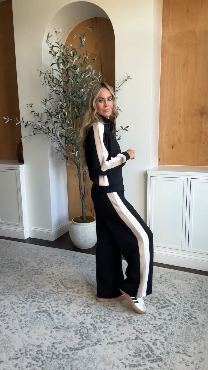 Elevated loungewear set that is perfect for travel! Pants come in length options and love the full zipper jacket. Makes the perfect travel outfit or everyday elevated casual outfit

#traveloutfits #airportoutfit

#LTKgrwm #LTKTravel #LTKootd