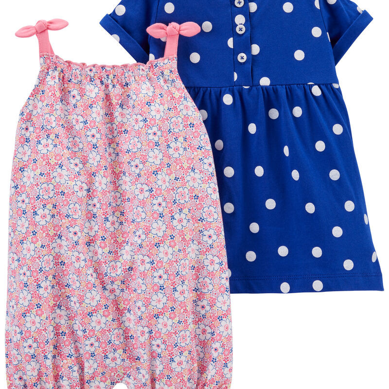 2-Pack Romper & Dress Set | Carter's