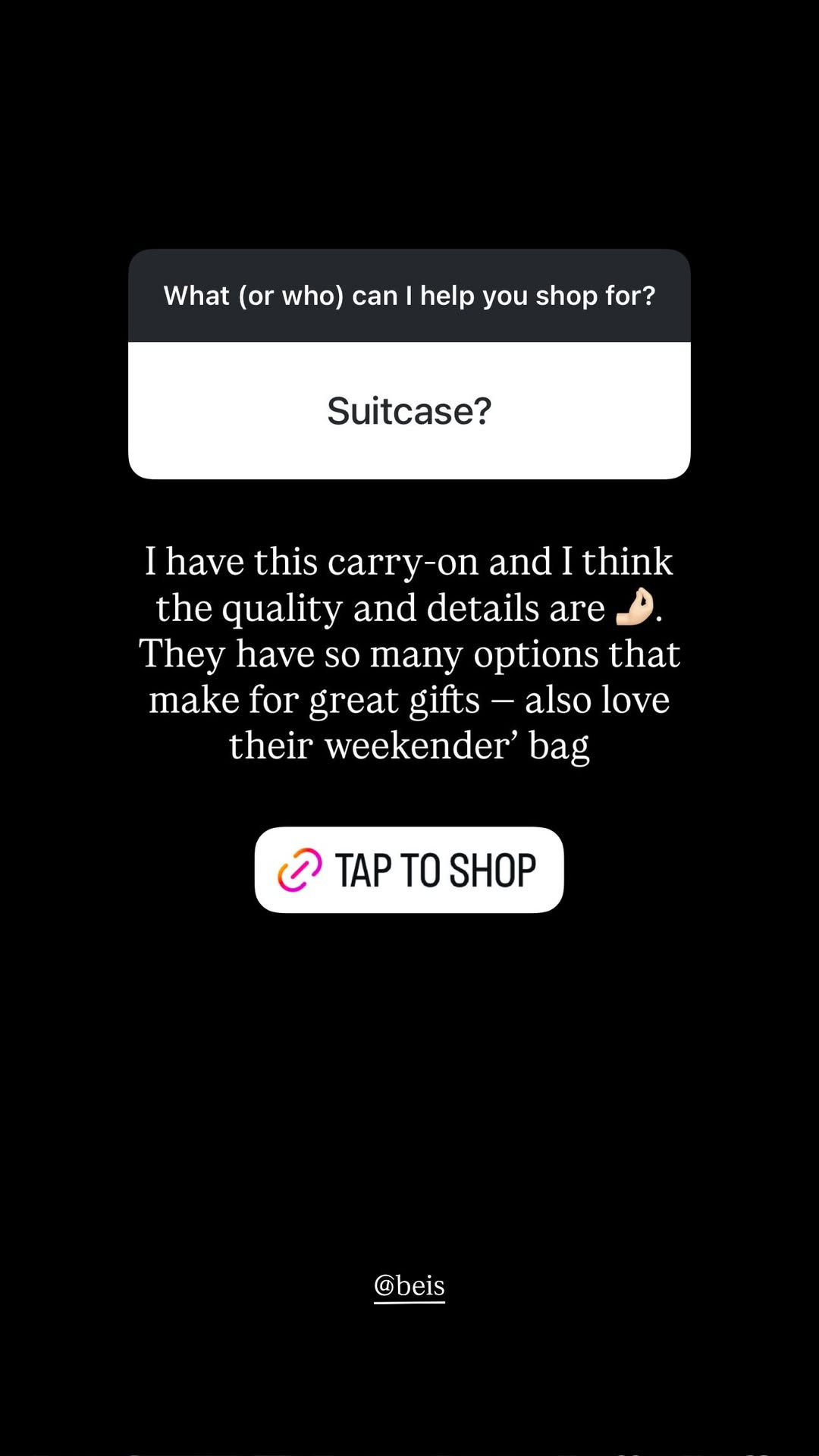 I have this carry-on and I think the quality and details are 🤌.  

 #LTKGiftGuide #LTKTravel