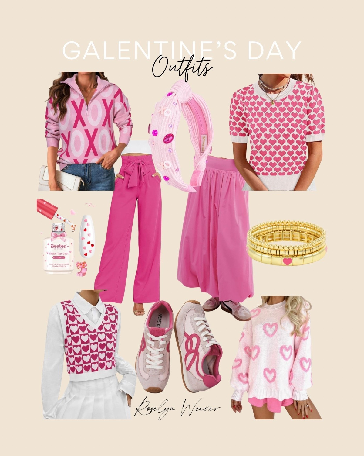 Amazon - Galentine’s day outfits 💘

Valentine’s Day outfit, heart sweatshirt, pink wide leg bottoms, pink outfit , heart jewelry 


#LTKootd #LTKValentine #LTKOver40