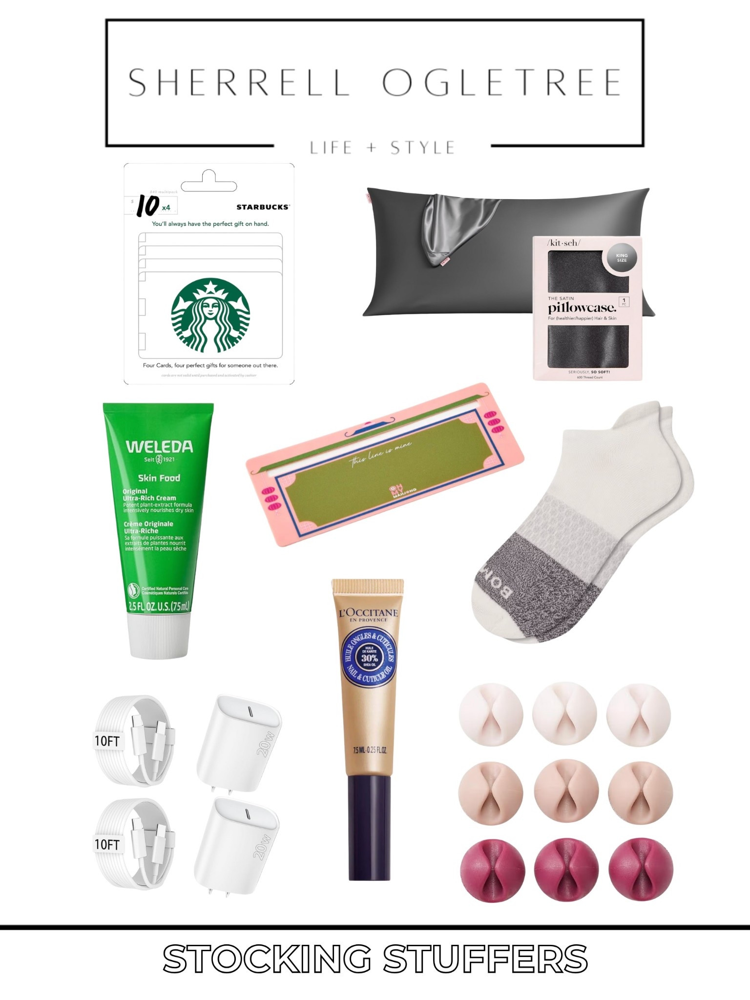 The perfect stocking stuffers!

Christmas Gift ideas, charger, socks, hand lotion, cuticle oil, gift ideas for her 

 #LTKCyberWeek #LTKGiftGuide #LTKHoliday