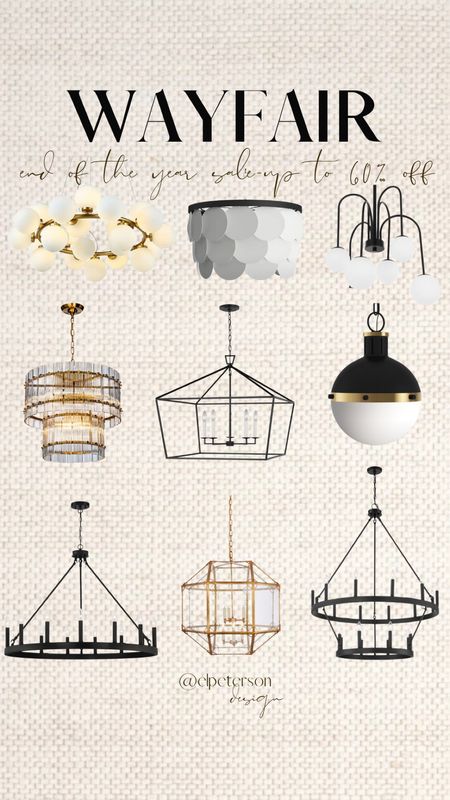 Chandelier 
Light fixtures 
Wayfair sale 


#LTKhome #LTKsalealert