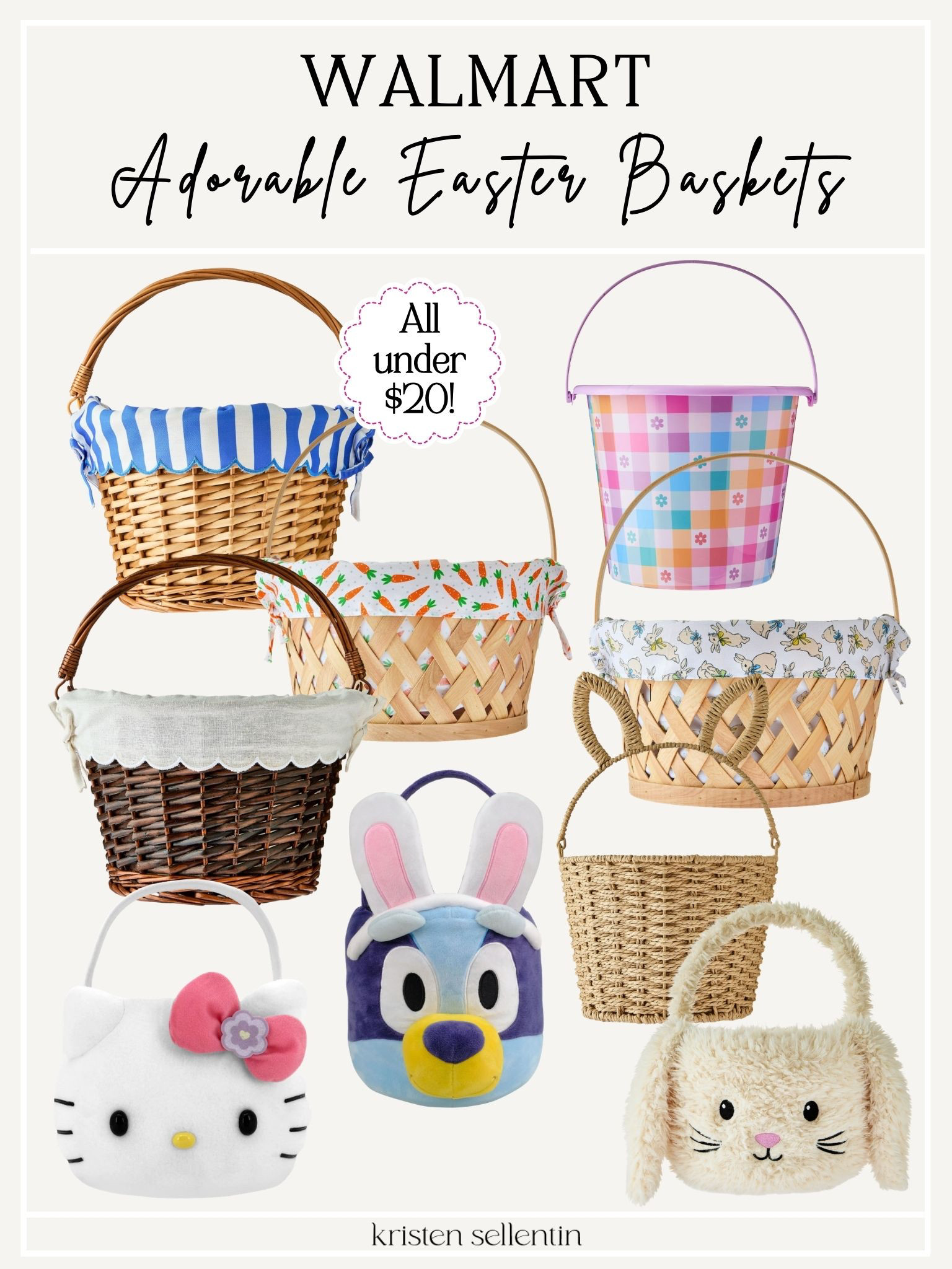 Adorable and Affordable Easter baskets @ Walmart! 

 

#LTKSeasonal #LTKHome #LTKKids