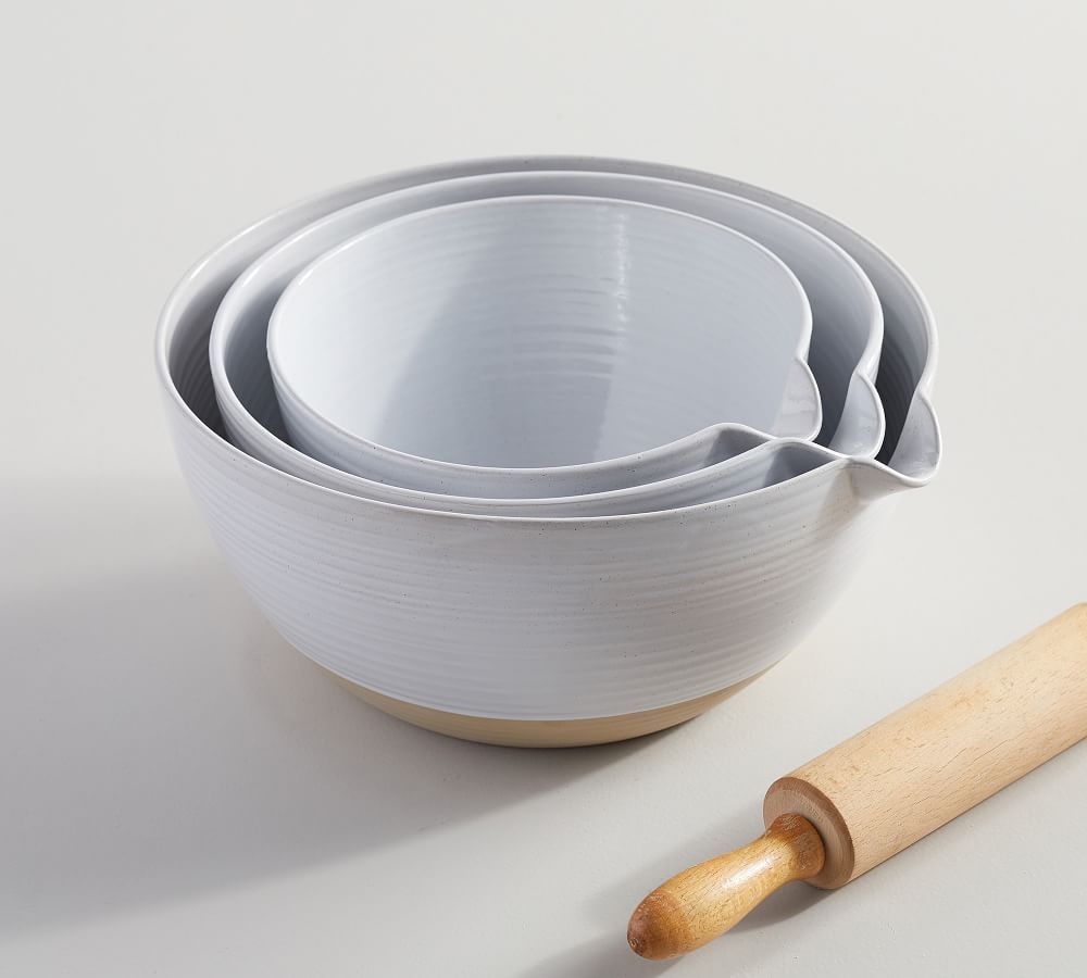 Quinn Stoneware Mixing Bowls, Set of 3 | Pottery Barn (US)