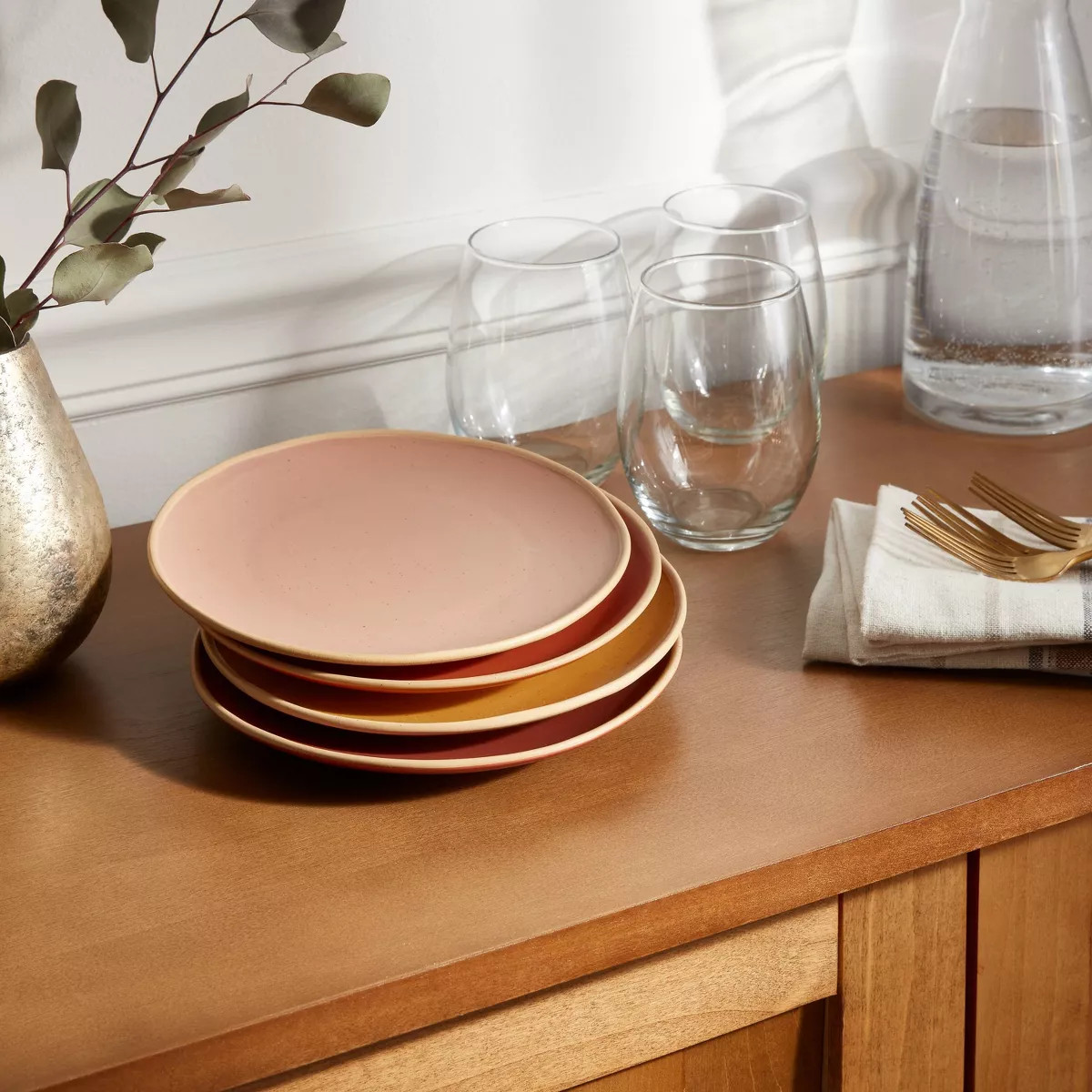 4pk Ceramic App Dining Plates - Threshold™ | Target