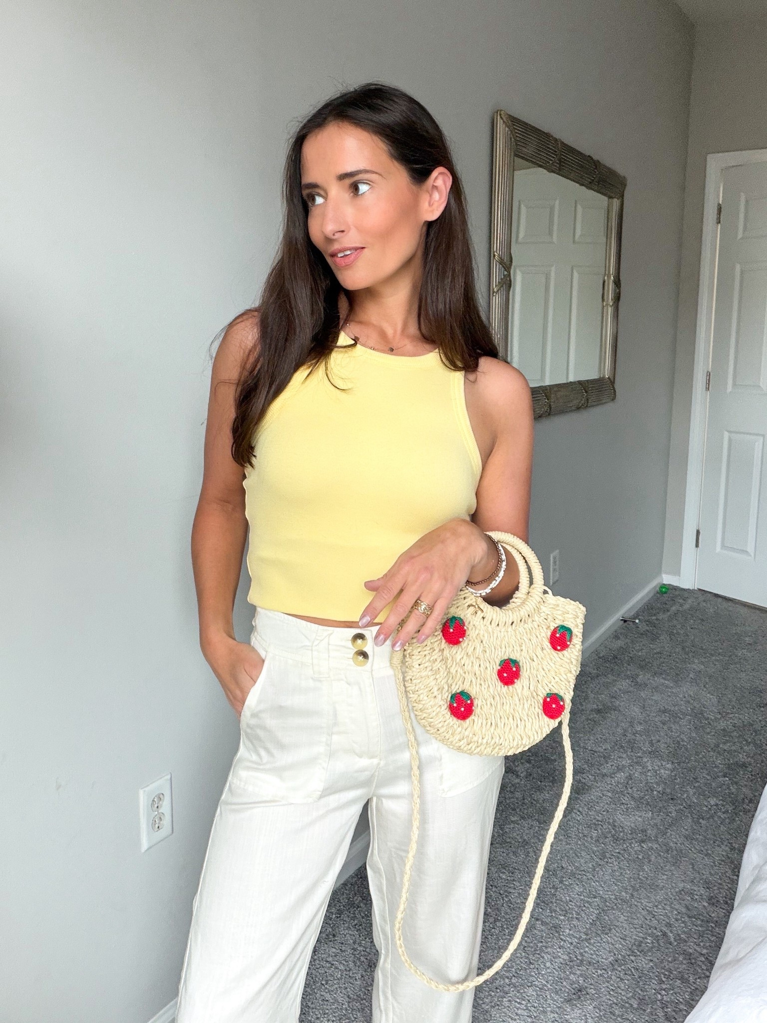 Butter yellow is such a happy color of the season! Also this tank has a built in bra which is so convenient. Also, SO super soft, I promise you’ll be surprised with the quality 🙌

#LTKSeasonal #LTKgrwm #LTKootd