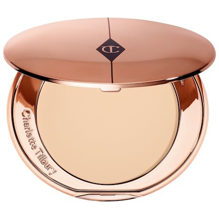 Charlotte Tilbury Airbrush Flawless Finish Setting Powder 2 Medium 0.28 oz | Sephora (US)
