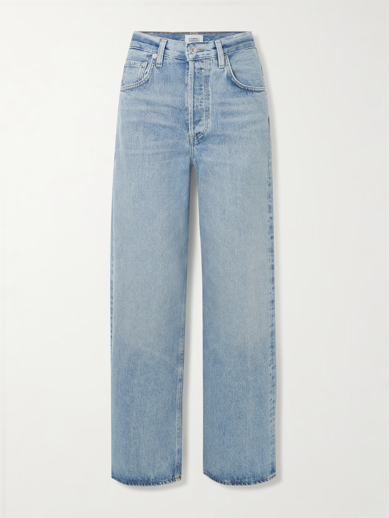 Citizens of Humanity - Ayla Baggy High-rise Wide-leg Jeans - Light denim | NET-A-PORTER (UK & EU)