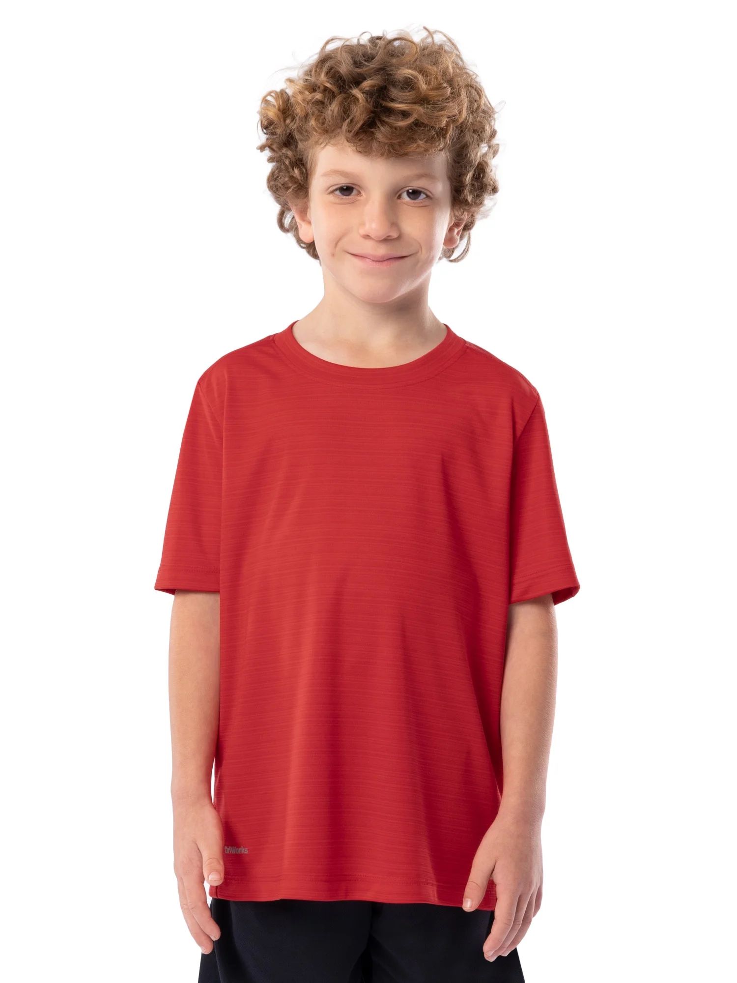 Athletic Works Boy's Short Sleeve Core Tee, Sizes 4-18 & Husky | Walmart (US)