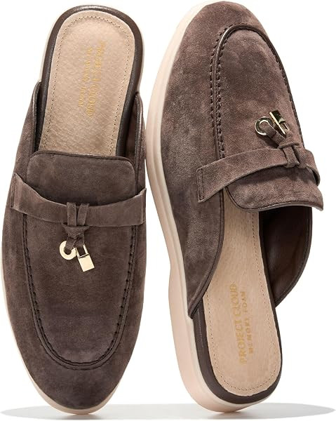 Project Cloud 100% Genuine Leather Mules for Women - Stylish Womens Mules | Amazon (US)