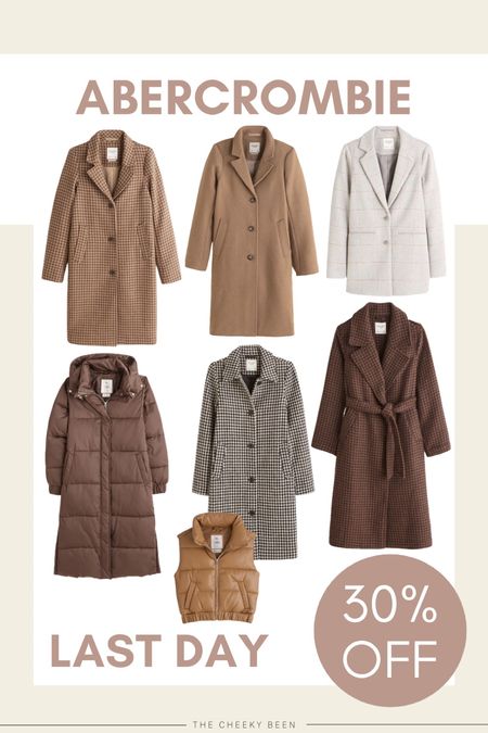 Today is the last day to shop these warm winter coats at 30% off! 

#LTKSeasonal #LTKsalealert #LTKHoliday