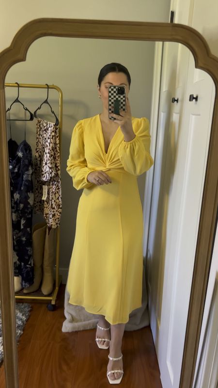 Beautiful bright spring dress find from Amazon! The quality is SO good!

Wearing size 2.

Use code: annemarie10 for discount on phone cases.

Wedding guest dresses
Occasion dresses
Spring dresses 
Petite friendly 
Amazon finds
Yellow dress

#LTKstyletip #LTKwedding