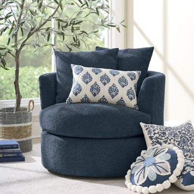 Heidi Swivel Chair | Grandin Road