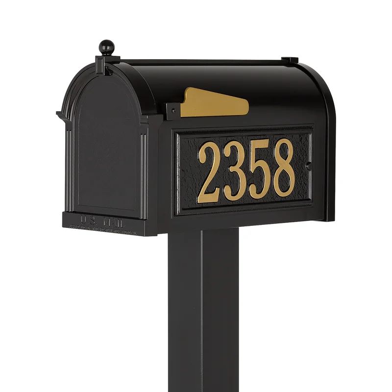 Premium Package Post Mounted Mailbox | Wayfair North America