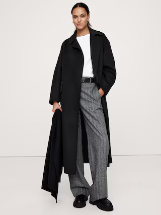 Oversized Double-Faced Cape Coat | Banana Republic (US)
