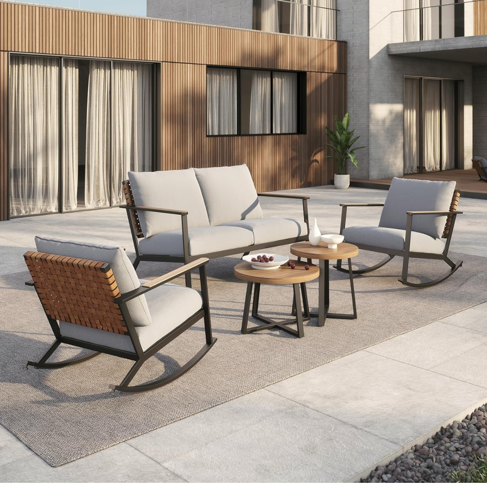 Leather-Look Patio Bistro Set

#LTKStyleTip #LTKHome
