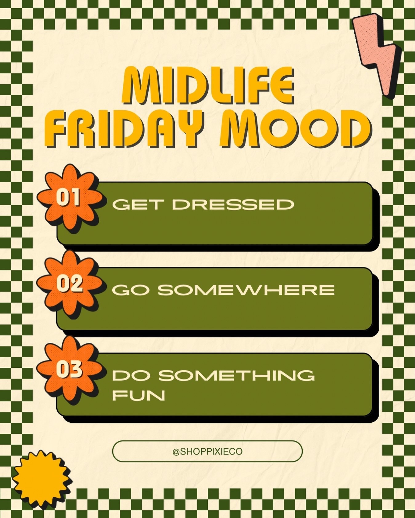 Bonus points ✴️ if you take a friend or loved one with you! 

Hit the heart if you’re following this plan today. Drop an emoji that hints at your plans in the comments. ☕️ 🏖️ 🥗 🎾 🏓🛍️💄