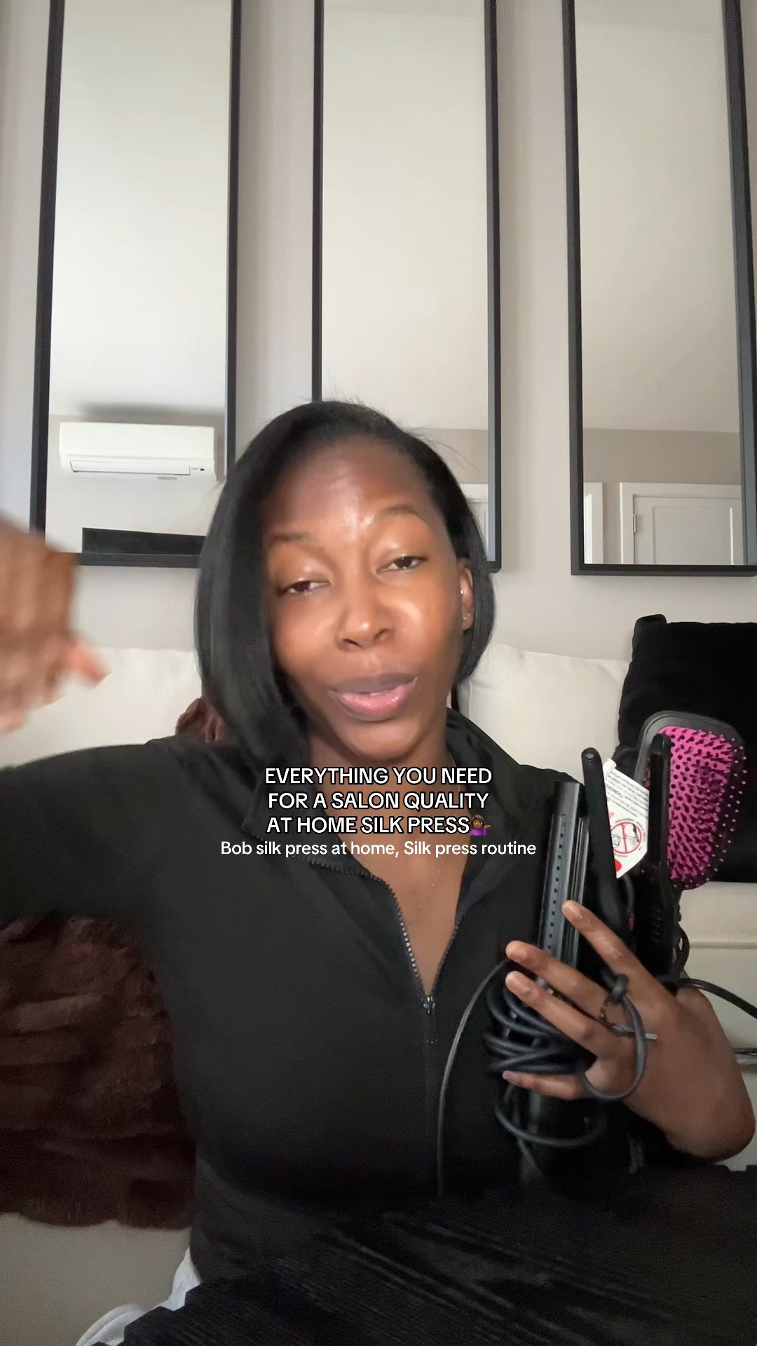 An at home silk press that's salon quality? Sign me up  
Sharing my go to essentials for a silk press that looks similar to what it does leaving the salon chair at a fraction of the price....lol.
#bobhaircut #silkpressseason #silkpressnaturalhair #athomesilkpress #shorthairstyles

#LTKBeauty