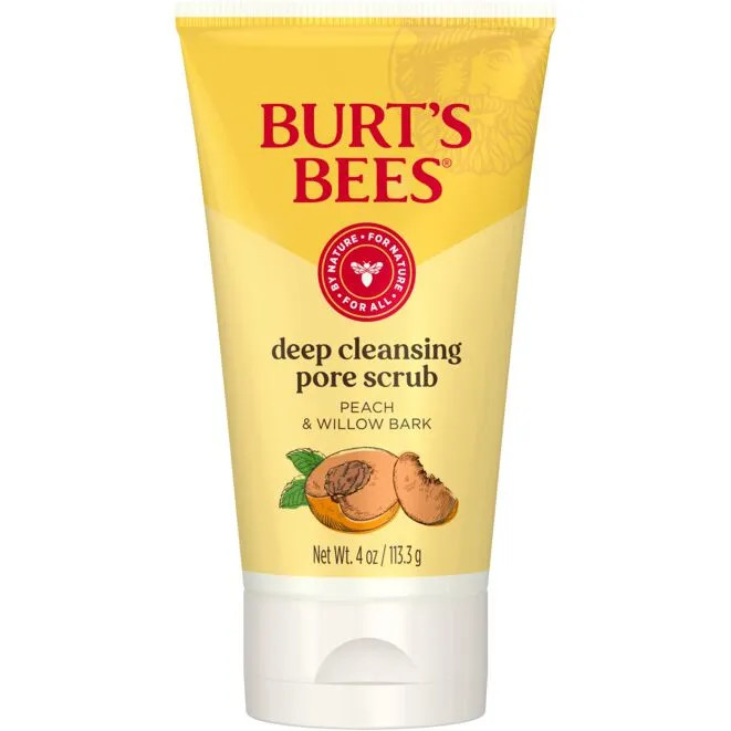 Peach & Willow Bark Deep Pore Scrub | Burt's Bees