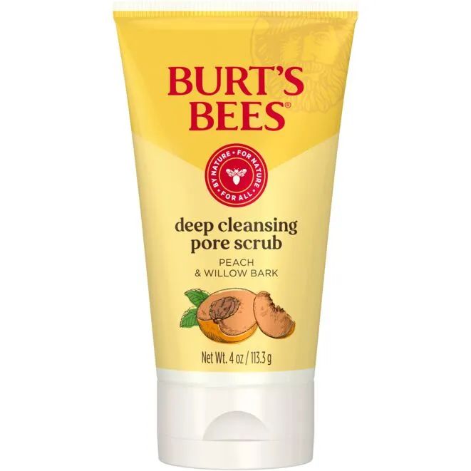 Peach & Willow Bark Deep Pore Scrub | Burt's Bees