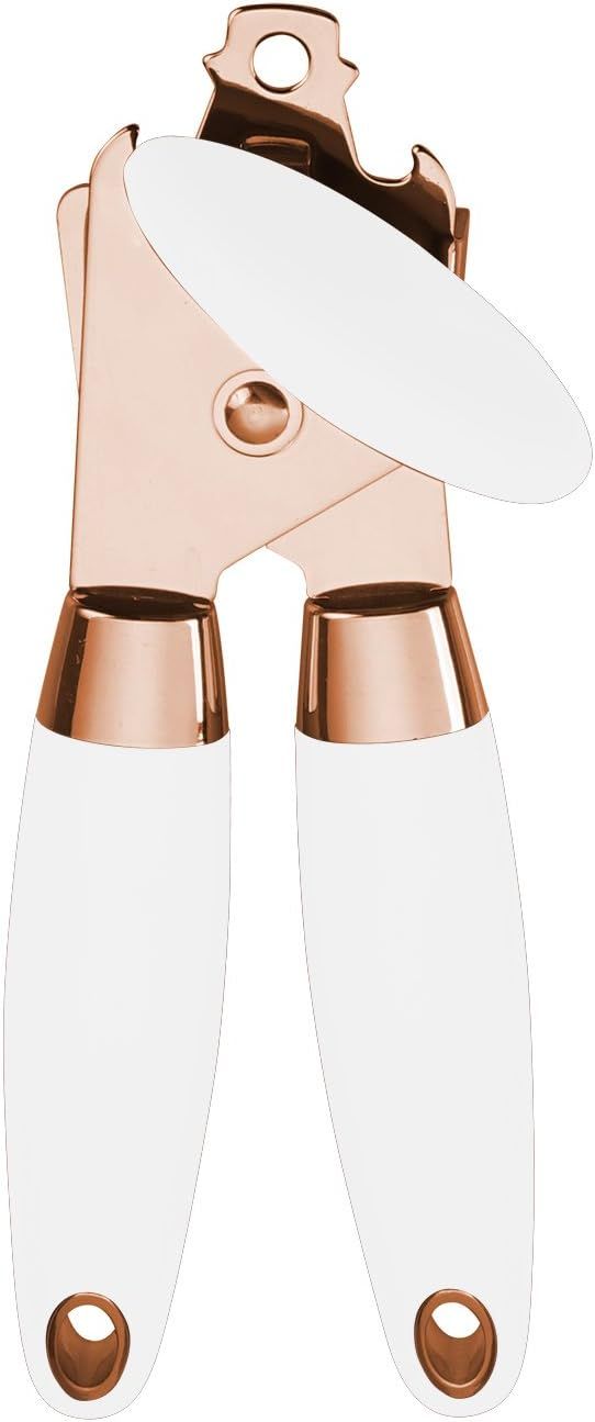 COOK with COLOR Rose Gold Stainless Steel Manual Can Opener With Durable White Anti Slip Soft Tou... | Amazon (US)