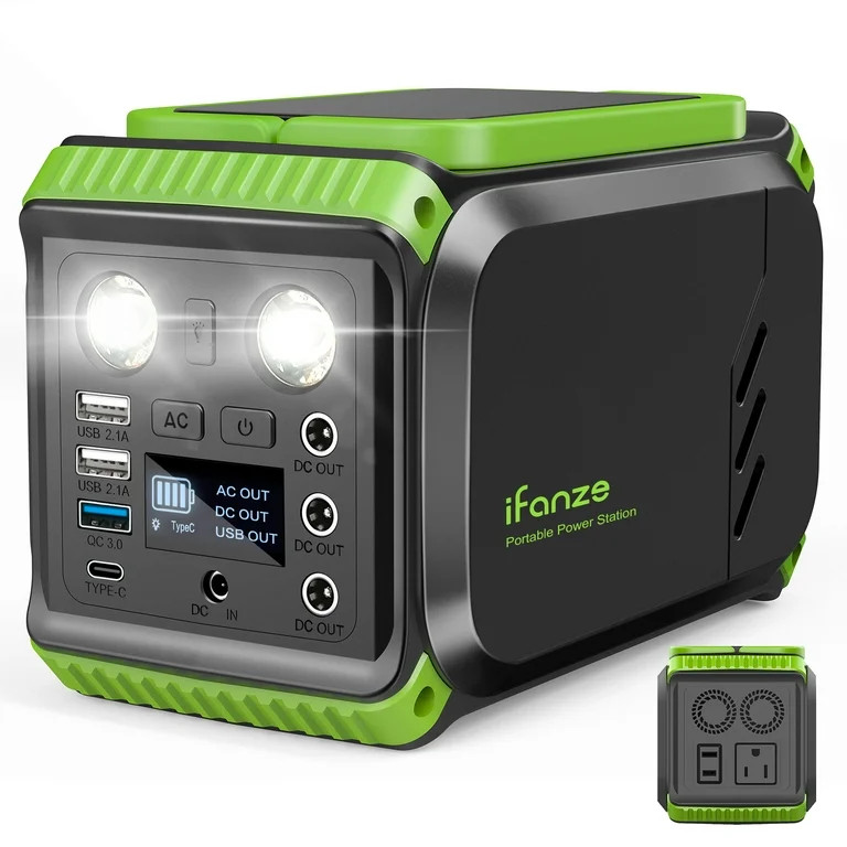 iFanze 200W Portable Power Station, 148Wh 40000mAh Solar Generator Power Supply with 110V AC Outl... | Walmart (US)