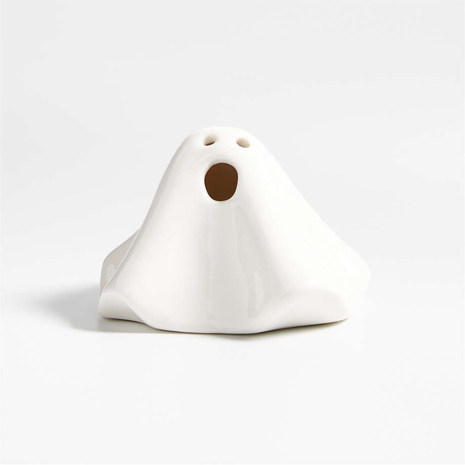 Small LED Halloween Ceramic Ghost Light + Reviews | Crate & Barrel | Crate & Barrel