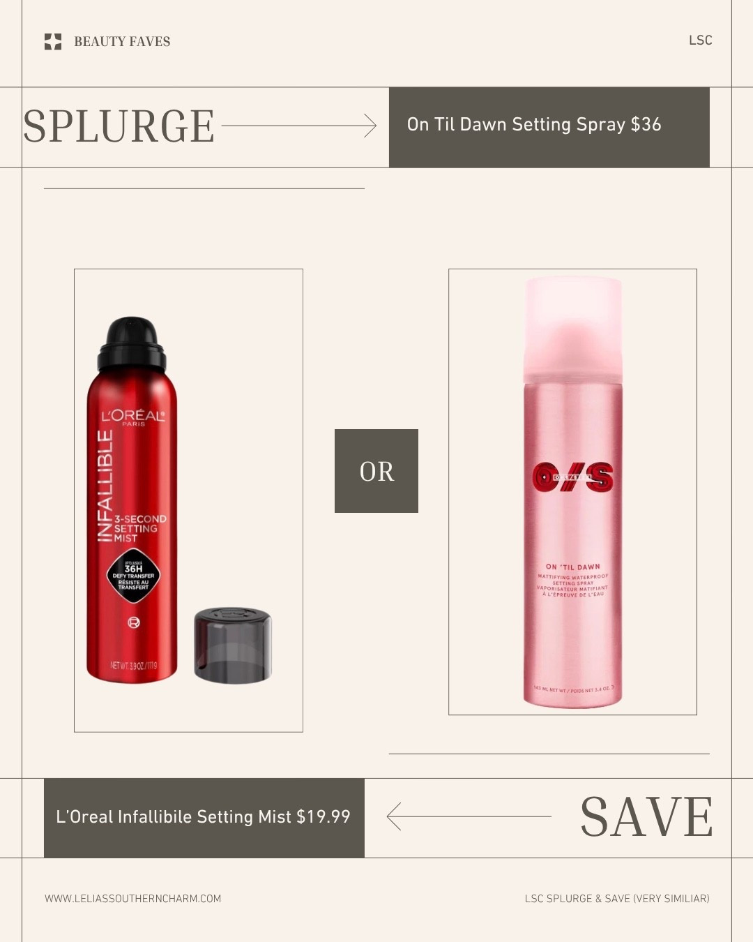 Whether you’re saving or going for the splurge you can’t go wrong with with either of these setting mist sprays for setting your makeup!

#LTKvlog #LTKBeauty #LTKTravel