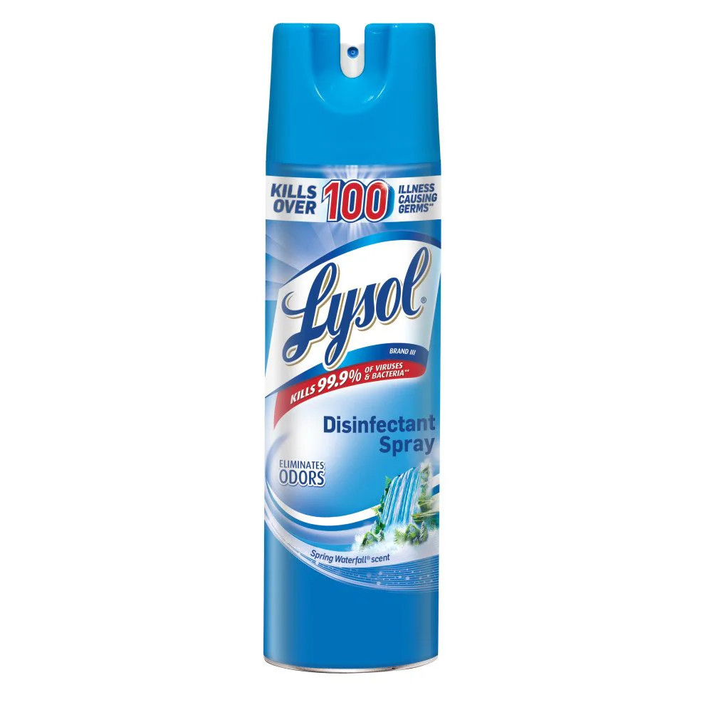 LYSOL Disinfectant Aerosol Spray Spring Waterfall Scent 19 Ounces (Case of 12) | 19200793261 | Lowe's