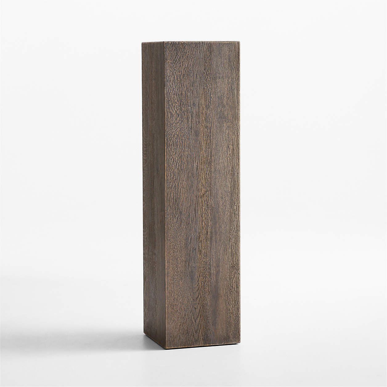 Driftwood Pedestal by Jeremiah Brent | Crate & Barrel | Crate & Barrel