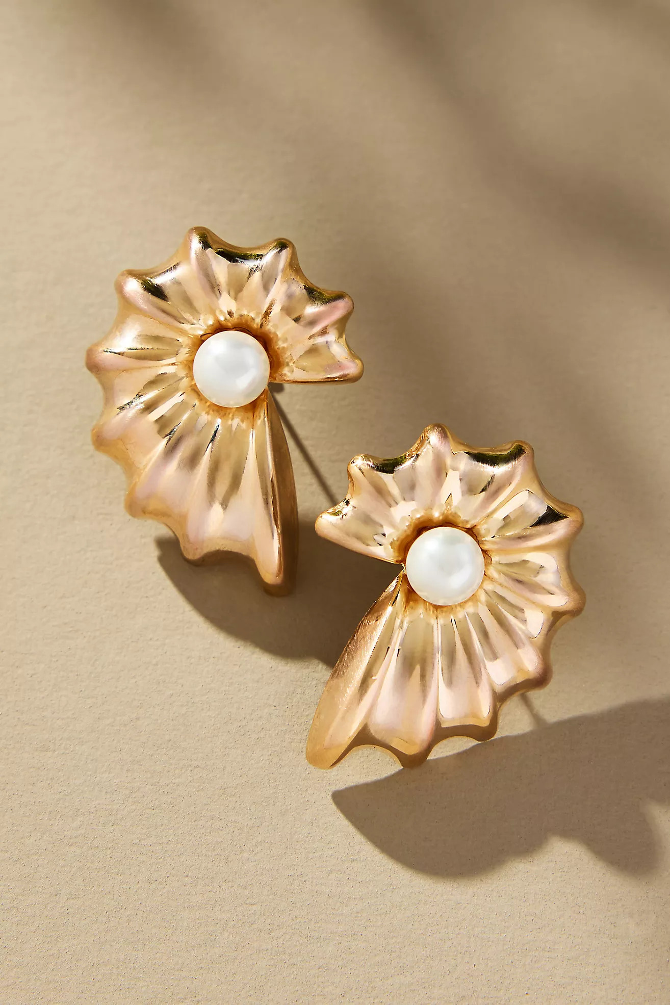 @heynasreen Pearl Shell Post Earrings | Anthropologie (US)